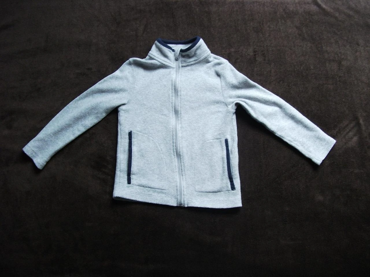 Veste polaire grise 6 ans Tissaia